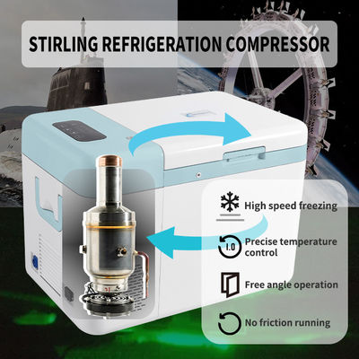 25L Desktop Portable Vaccine ULT Refrigerator with Stirling Cooling System -86 Degree