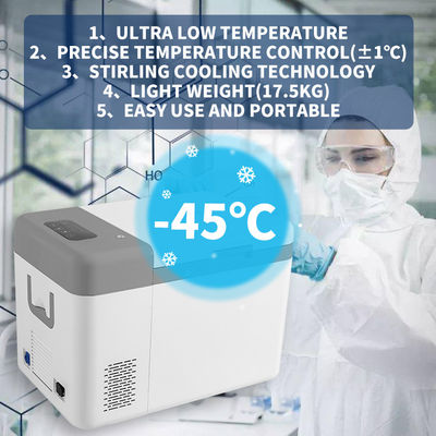 Laboratory Refrigeration Equipments Portable Medical Refrigerator with Stirling Cooler