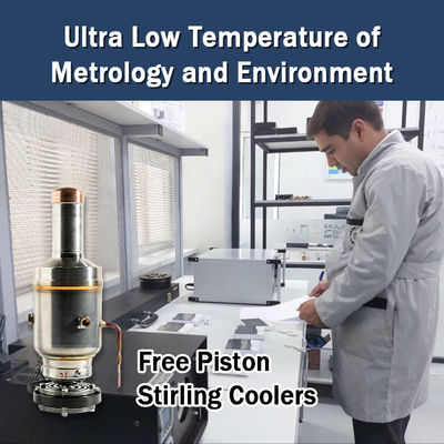 80w Stirling Cooling Free Piston Cooler -130C Supper Cooling for Cooling Applications