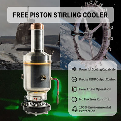 ULT Supper Deep Cooling Stirling Cooling Technology Free-piston Cooler with 80w Power